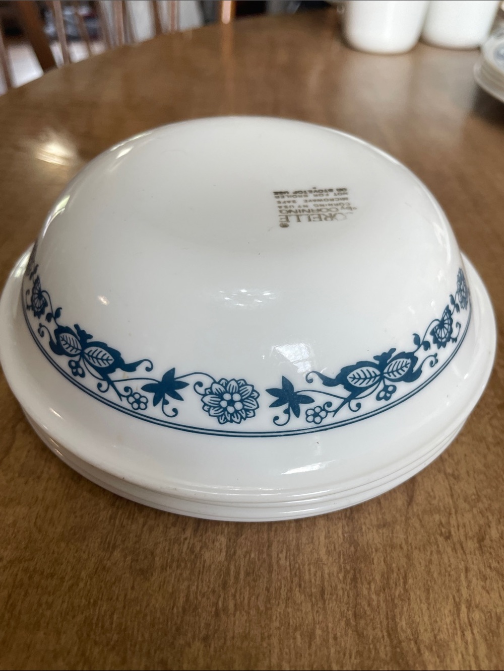 Corelle Livingware By Corning VINTAGE Old Town Blue Bowls In 2 Sizes.